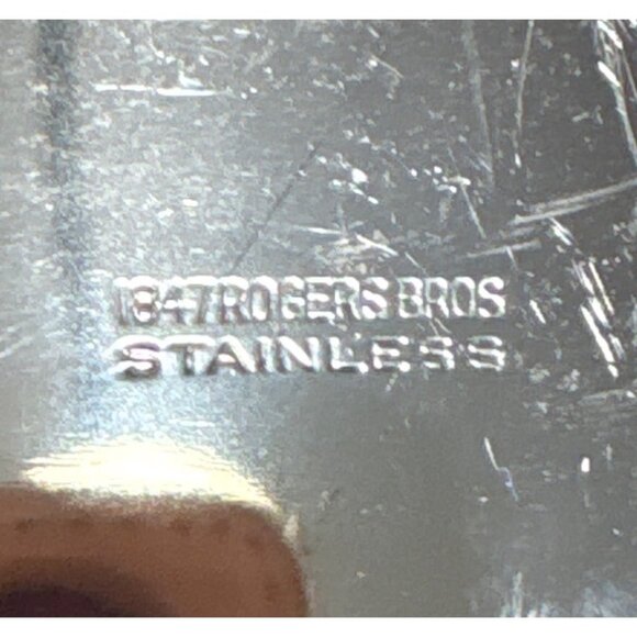 1847 Rogers Bros Carving Knife & Fork Set Hold Edge Original Box Stainless Vtg - Picture 3 of 15